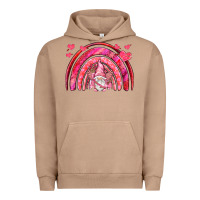 Pigment Burro valentines day rainbow with cupid gnome Urban Hoodie - NancyCooperArtShop