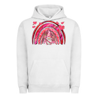 Pigment Lunar Rock valentines day rainbow with cupid gnome Urban Hoodie - NancyCooperArtShop