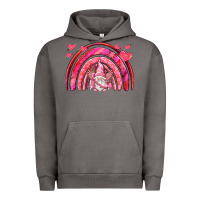 Pigment Tornado valentines day rainbow with cupid gnome Urban Hoodie - NancyCooperArtShop