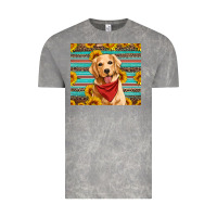 Cloud Rock golden retriever with sunflowers Vintage Tee - Artiststas