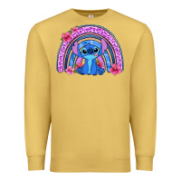 Antique Gold stitch rainbow Premium Sweatshirt - Zillion Design Studio