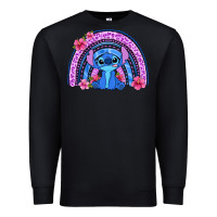 Black stitch rainbow Premium Sweatshirt - Zillion Design Studio