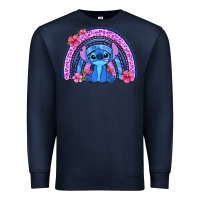 Navy stitch rainbow Premium Sweatshirt - Zillion Design Studio