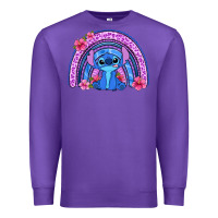 Purple stitch rainbow Premium Sweatshirt - Zillion Design Studio