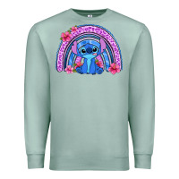 Seafoam stitch rainbow Premium Sweatshirt - Zillion Design Studio