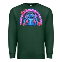 Sports Green stitch rainbow Premium Sweatshirt - Zillion Design Studio