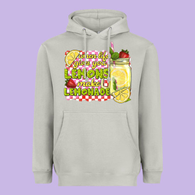 When Life Gives You Lemons Make Lemonade Heavyweight Hoodie Designed By Texasbilliewilder