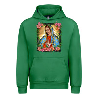 Emerald lady of guadalupe portrait Urban Hoodie - BarkalooDesign