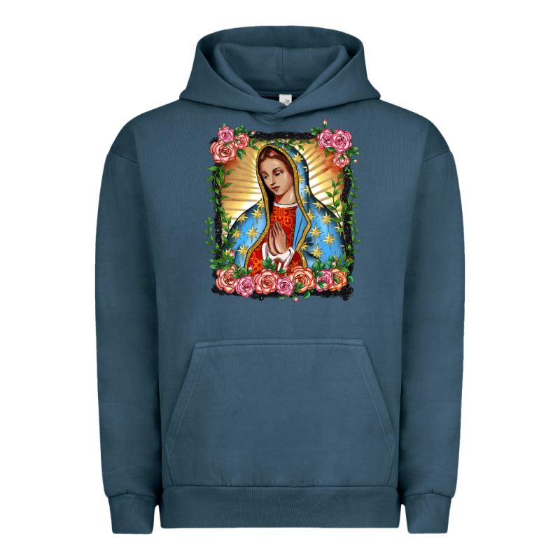 Lady Of Guadalupe Portrait Urban Hoodie by BarkalooDesign | Teevron