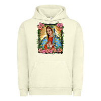 Pigment Pistachio lady of guadalupe portrait Urban Hoodie - BarkalooDesign