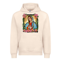 Sandshell lady of guadalupe portrait Urban Hoodie - BarkalooDesign