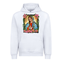 White lady of guadalupe portrait Urban Hoodie - BarkalooDesign