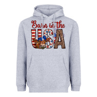Heather Grey barn in the usa Heavyweight Hoodie - Zillion Design Studio