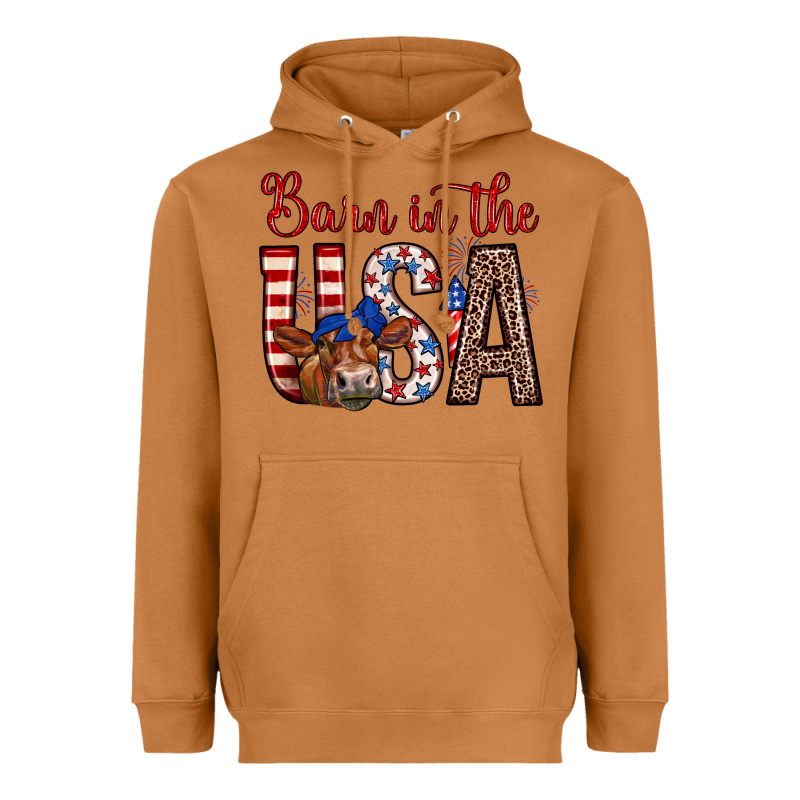 Barn In The Usa Heavyweight Hoodie by Zillion Design Studio | Teevron