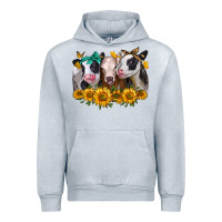 Heather Grey sunflower heifers Urban Hoodie - Jasminsmagicworld