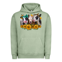 Pigment Oil Green sunflower heifers Urban Hoodie - Jasminsmagicworld