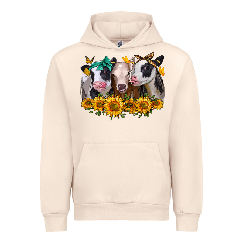 Sunflower Heifers Urban Hoodie by Jasminsmagicworld | Teevron