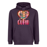 Plum cupid heart Heavyweight Hoodie - RanaPortraitStore