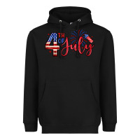 Black 4th of july zillion Heavyweight Hoodie - Zillion Design Studio
