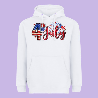 4th Of July Zillion Heavyweight Hoodie Designed By Zillion Design Studio