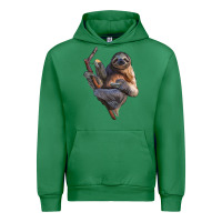 Emerald Sloth Urban Hoodie - LillyAllenDesigns
