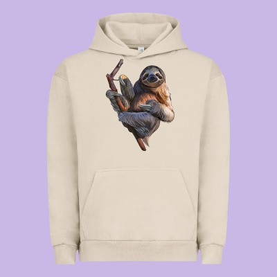 Sloth Urban Hoodie Designed By Lillyallendesigns