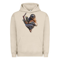Pigment French Oak Sloth Urban Hoodie - LillyAllenDesigns