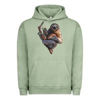 Pigment Oil Green Sloth Urban Hoodie - LillyAllenDesigns