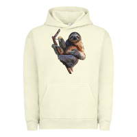 Pigment Pistachio Sloth Urban Hoodie - LillyAllenDesigns