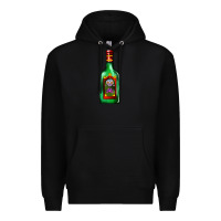Black tequila bottle Premium Hoodie - AdoDesignShop