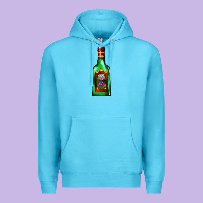 Tequila Bottle Premium Hoodie Designed By Adodesignshop