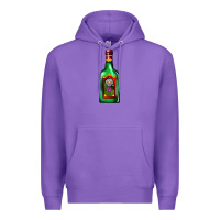 Purple tequila bottle Premium Hoodie - AdoDesignShop