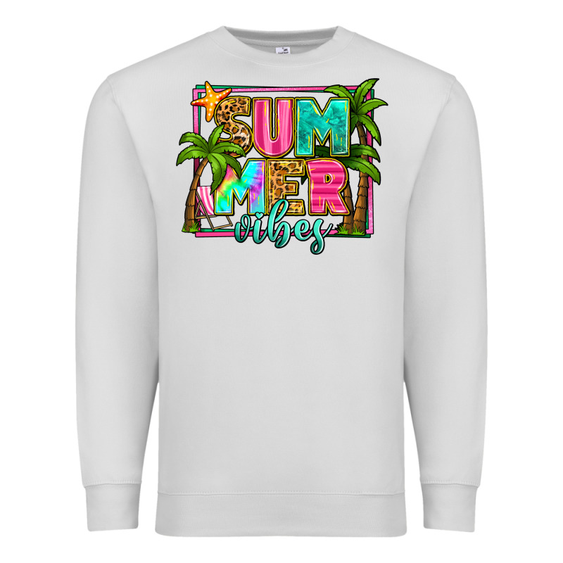 Summer Vibes Premium Sweatshirt by Zillion Design Studio | Teevron