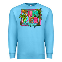 Ocean Blue summer vibes Premium Sweatshirt - Zillion Design Studio
