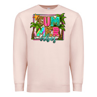 Pale Pink summer vibes Premium Sweatshirt - Zillion Design Studio