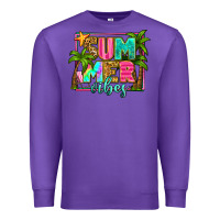Purple summer vibes Premium Sweatshirt - Zillion Design Studio