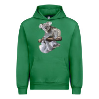 Emerald Koala Urban Hoodie - LillyAllenDesigns