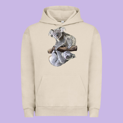 Koala Urban Hoodie Designed By Lillyallendesigns