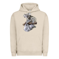 Pigment French Oak Koala Urban Hoodie - LillyAllenDesigns