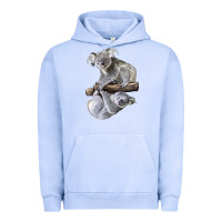 Pigment Grape Ice Koala Urban Hoodie - LillyAllenDesigns