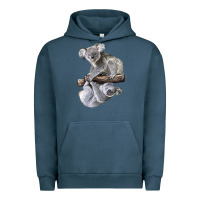 Pigment Midnight Navy Koala Urban Hoodie - LillyAllenDesigns