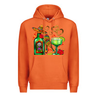 Carrot mexican tequila margarita and maracas Premium Hoodie - AdoDesignShop