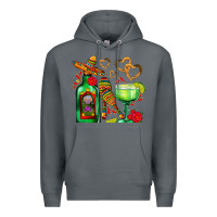 Rock mexican tequila margarita and maracas Premium Hoodie - AdoDesignShop