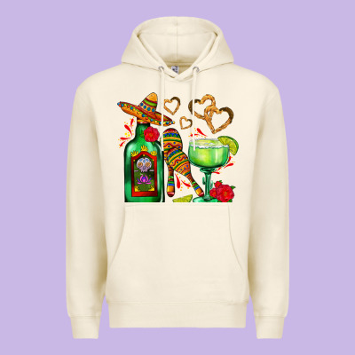 Mexican Tequila Margarita And Maracas Premium Hoodie Designed By Adodesignshop