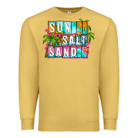 Antique Gold sun salt sand summer Premium Sweatshirt - Zillion Design Studio