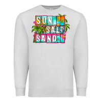 Dove Grey sun salt sand summer Premium Sweatshirt - Zillion Design Studio