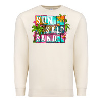 Sandshell sun salt sand summer Premium Sweatshirt - Zillion Design Studio