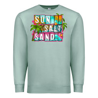 Seafoam sun salt sand summer Premium Sweatshirt - Zillion Design Studio