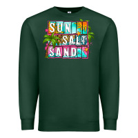 Sports Green sun salt sand summer Premium Sweatshirt - Zillion Design Studio