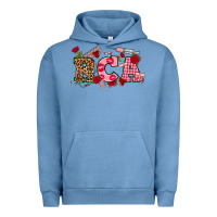 Pigment Pebble Blue valentines day rca Urban Hoodie - NancyCooperArtShop